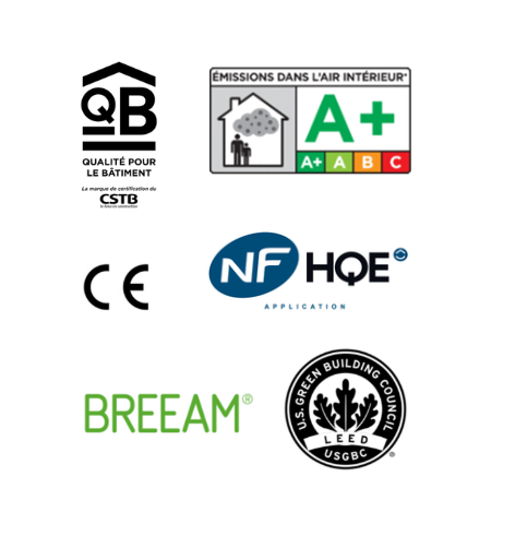 Labels et certifications environnementales et qualité de Rebeton.