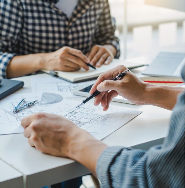 Travail collaboratif en phase amont avec architectes et bureaux d’études.